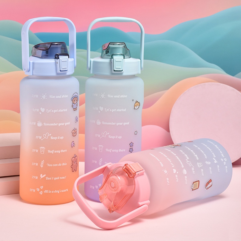 Bình đựng nước SIZE LỚN 2 LÍT có vạch chia tiện lợi