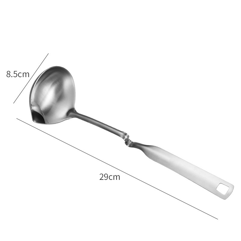 Muỗng Lưới Vớt Súp / Vá Múc Canh Bằng Thép Không Gỉ Tay Cầm Dài / Có Thể Tách / Muỗng Lớn Đa Năng