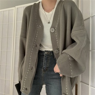 Áo khoác len nữ cardigan taobao