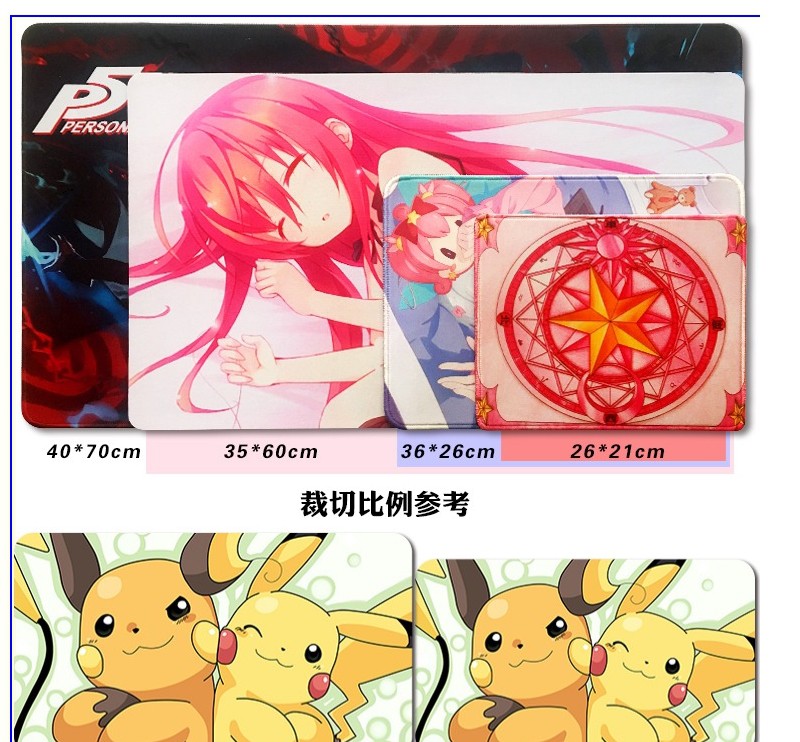 Tấm Lót Chuột Và Bàn Phím Hình Anime Thủ Lĩnh Thẻ Bài Sakura