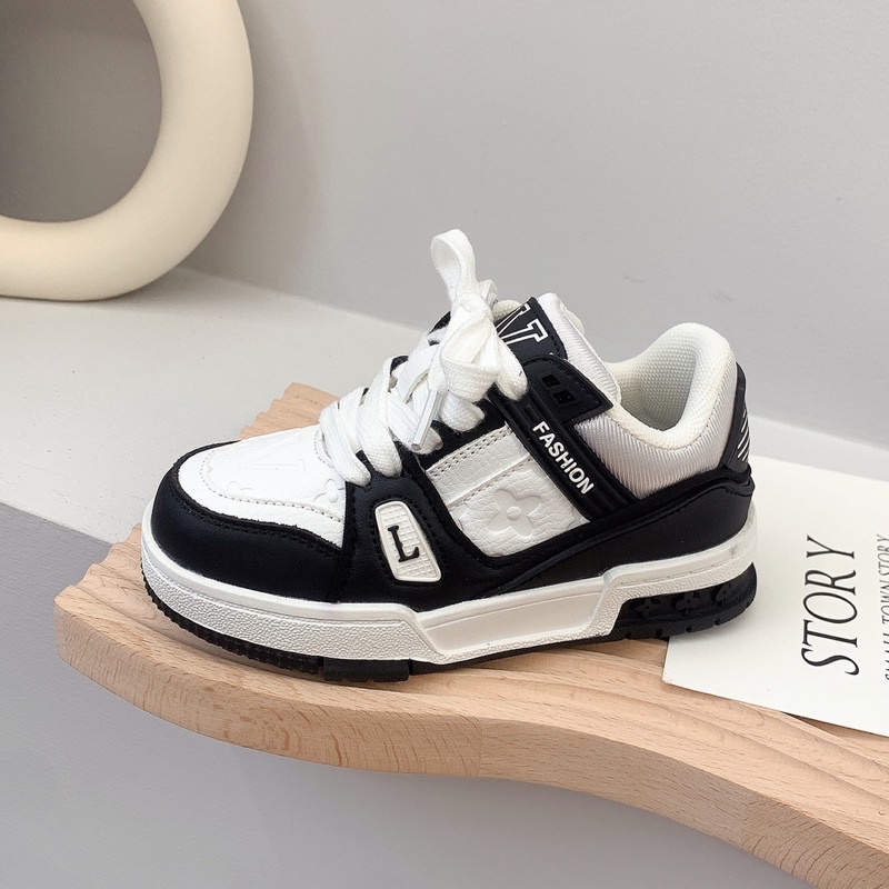 Giày thể thao cho bé trai hot nhất 2023, giày thể thao Lv cho bé gái mẫu mới hàng LOẠi 1