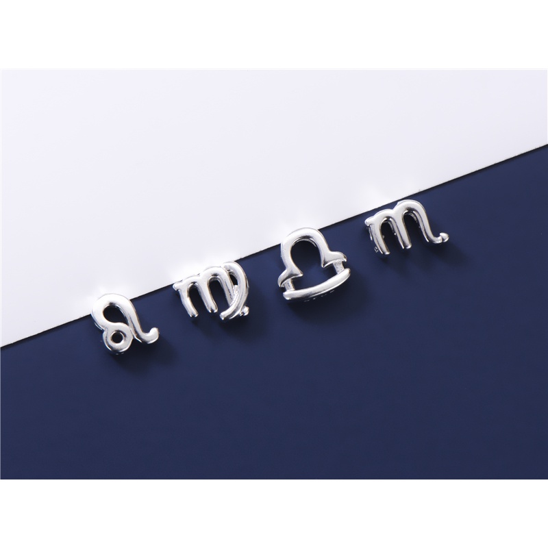 Mặt Dây Chuyền Bằng Bạc S925 Hình Chòm Sao Đục Lỗ DIY