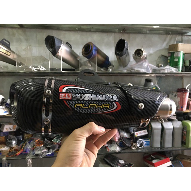 Lon Pô Yoshimura Full Cacbon Liền Pát + Tiêu Trong Hàng Chính Hãng shop