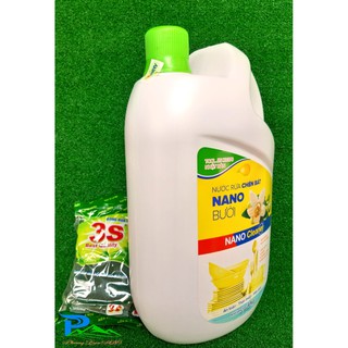 Nước rửa chén Nano bưởi