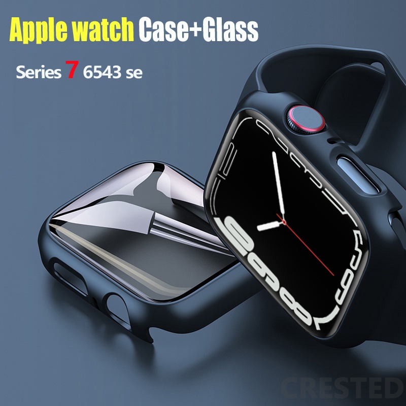 Ốp Bảo Vệ Màn Hình Đồng Hồ 45mm 41mm Cho Apple watch serie 7 Series7