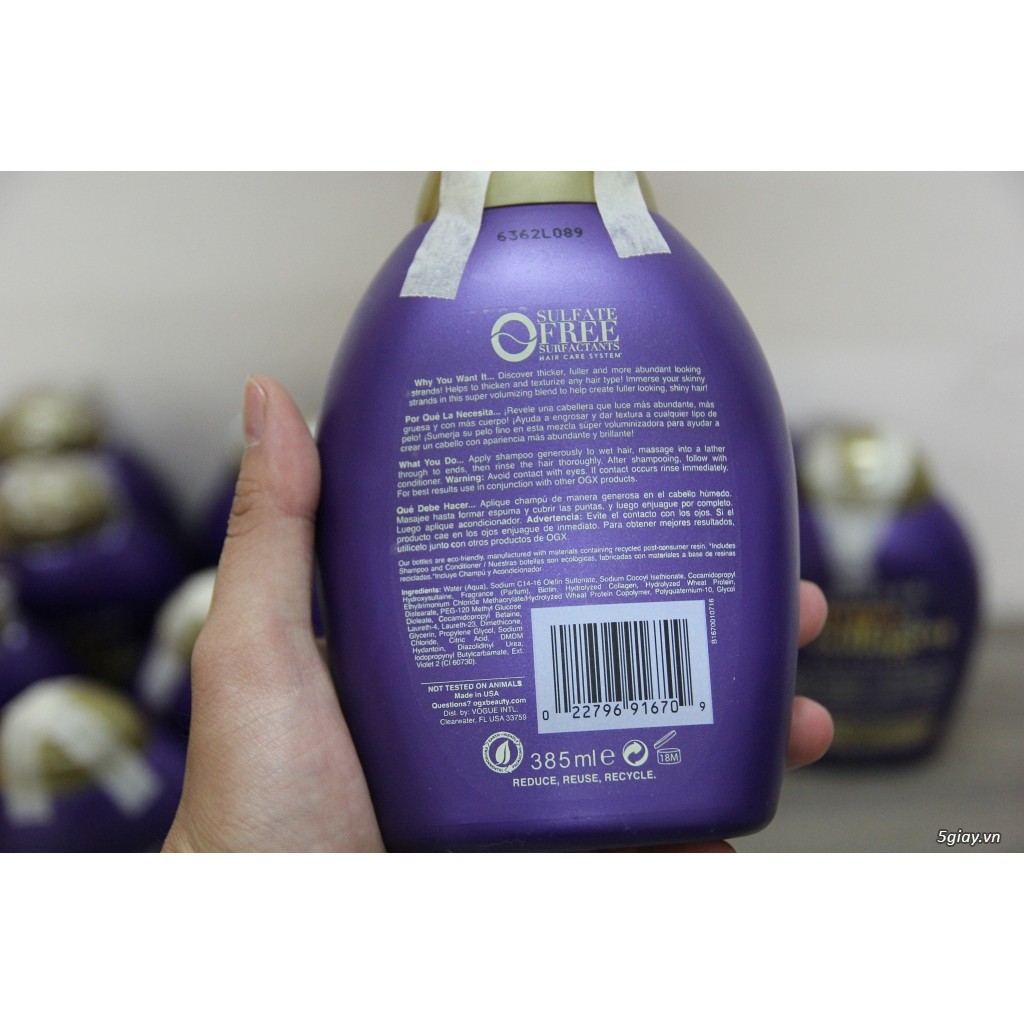 (385ml) Một Chai Dầu Gội Hoặc Dầu Xả Biotin & Collagen Chính Hãng USA 100% | BigBuy360 - bigbuy360.vn