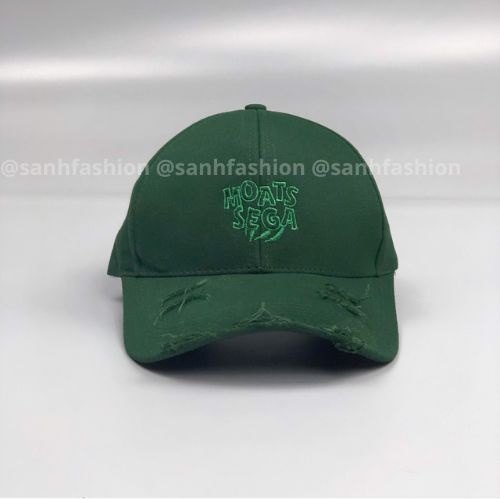 Mũ lưỡi trai thêu chữ MOATS SEGA kiểu rách tua rua Nón kết chất kaki cao cấp thời trang form unisex nam nữ K28
