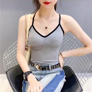 {hàng loại 1} áo 2 dây dáng dài có độn ngực