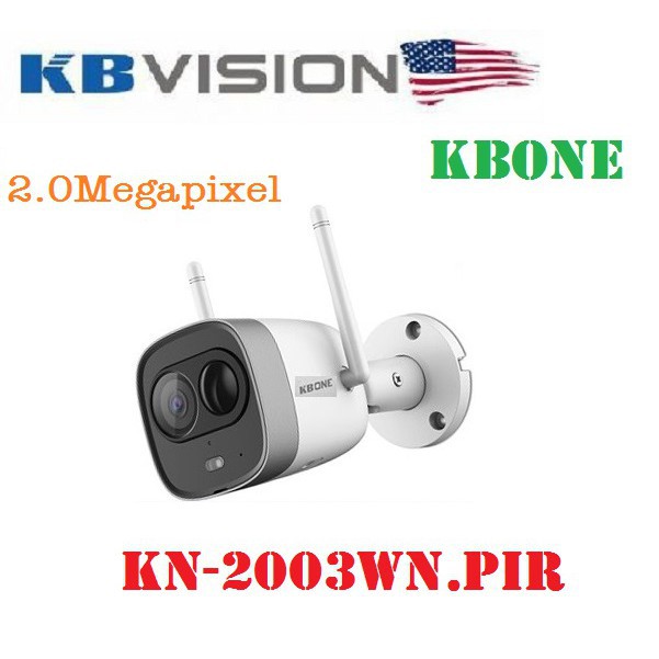 Camera IP hồng ngoại không dây 2.0 Megapixesl KBVISION KN-2003WN.PIR