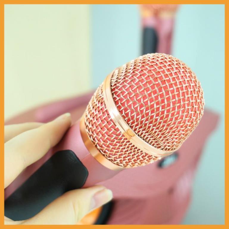 ☢️MẠI DÔ☢️ Loa kèm micro hát karaoke Bluetooth SD-306 Không dây- tặng kèm 2 mic - BH 6 THÁNG