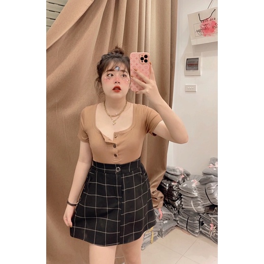 Chân Váy Kẻ Maii Thươngg Bigsize | BigBuy360 - bigbuy360.vn