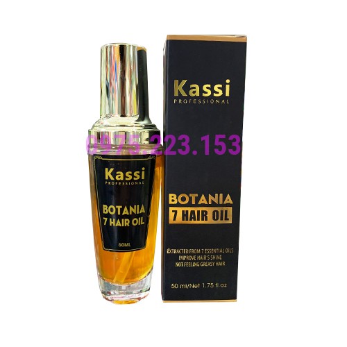 Tinh dầu dưỡng tóc Kassi Botania 7 Hair Oil 50ml