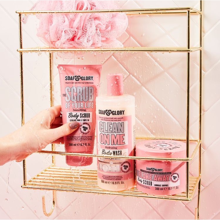 (‼️bản mới) Tẩy da chết toàn thân SOAP &amp; GLORY Body Scrub Smoothie Star Breakfast | Flake Away | Sumer Scrubbin'