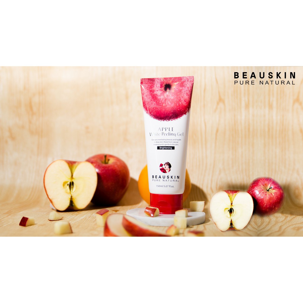 [ NEW ] - Tẩy da chết táo sạch mụn cám, sáng mịn da Beauskin APPLE WHITE PEELING GEL THẾ HỆ MỚI 150ml