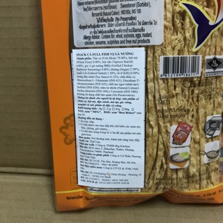 Snack Cá Dây Full Fish Chicken Barbecue 80g
