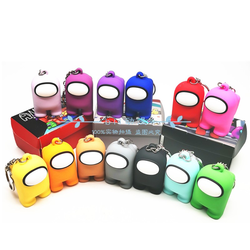 Móc chìa khóa hình nhân vật trò chơi  quà tặng Giáng sinh dễ thương