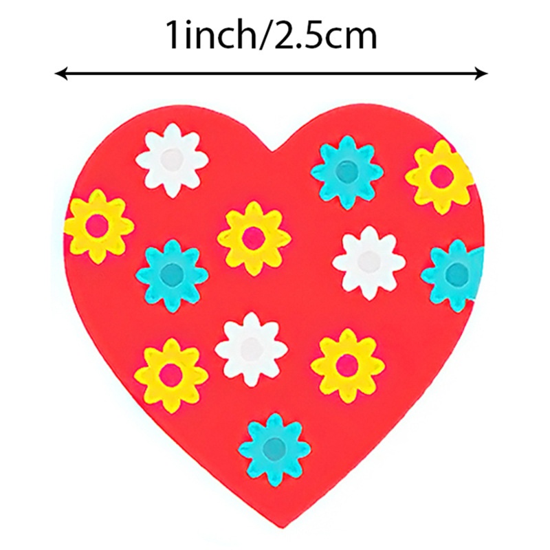 Cuộn 500 Miếng Dán Hình Trái Tim Trang Trí Ngày Valentine