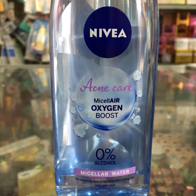 Nước tẩy trang Nivea chăm sóc da mụn 200ml