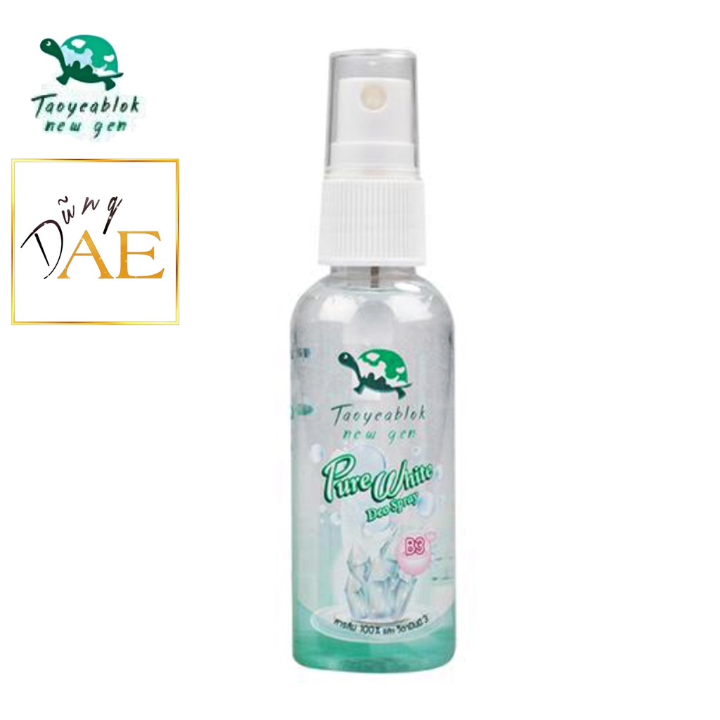 Xịt khoáng đá nách khử mùi Taoyeablok Pure White Thái Lan 50mL