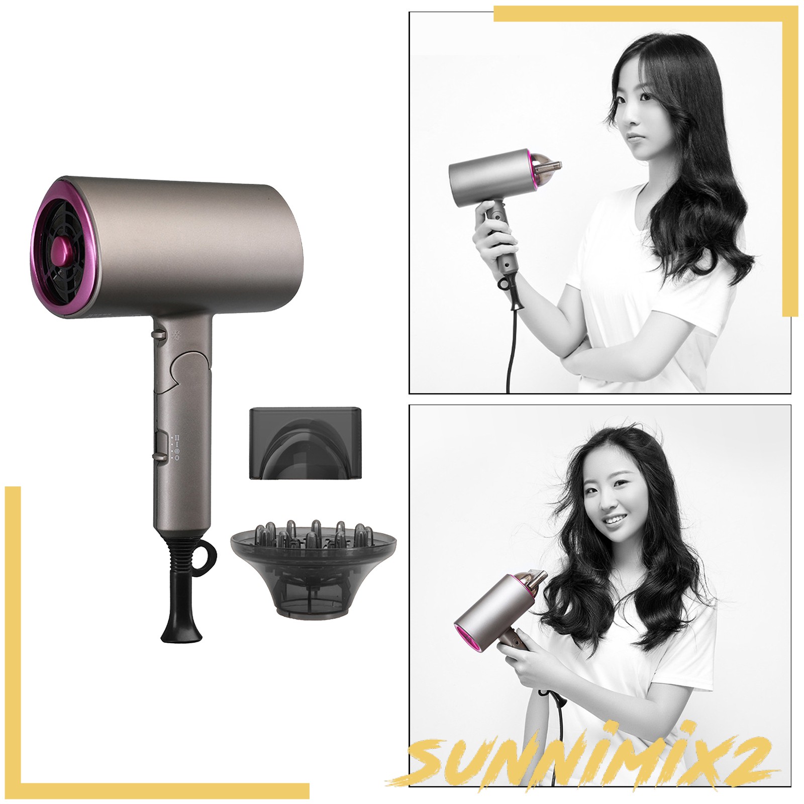 (Hàng Mới Về) Máy Sấy Tóc Sunnimix2 Chuyên Dụng Cho Salon / Tại Nhà / Khách Sạn 1 Vòi Phun