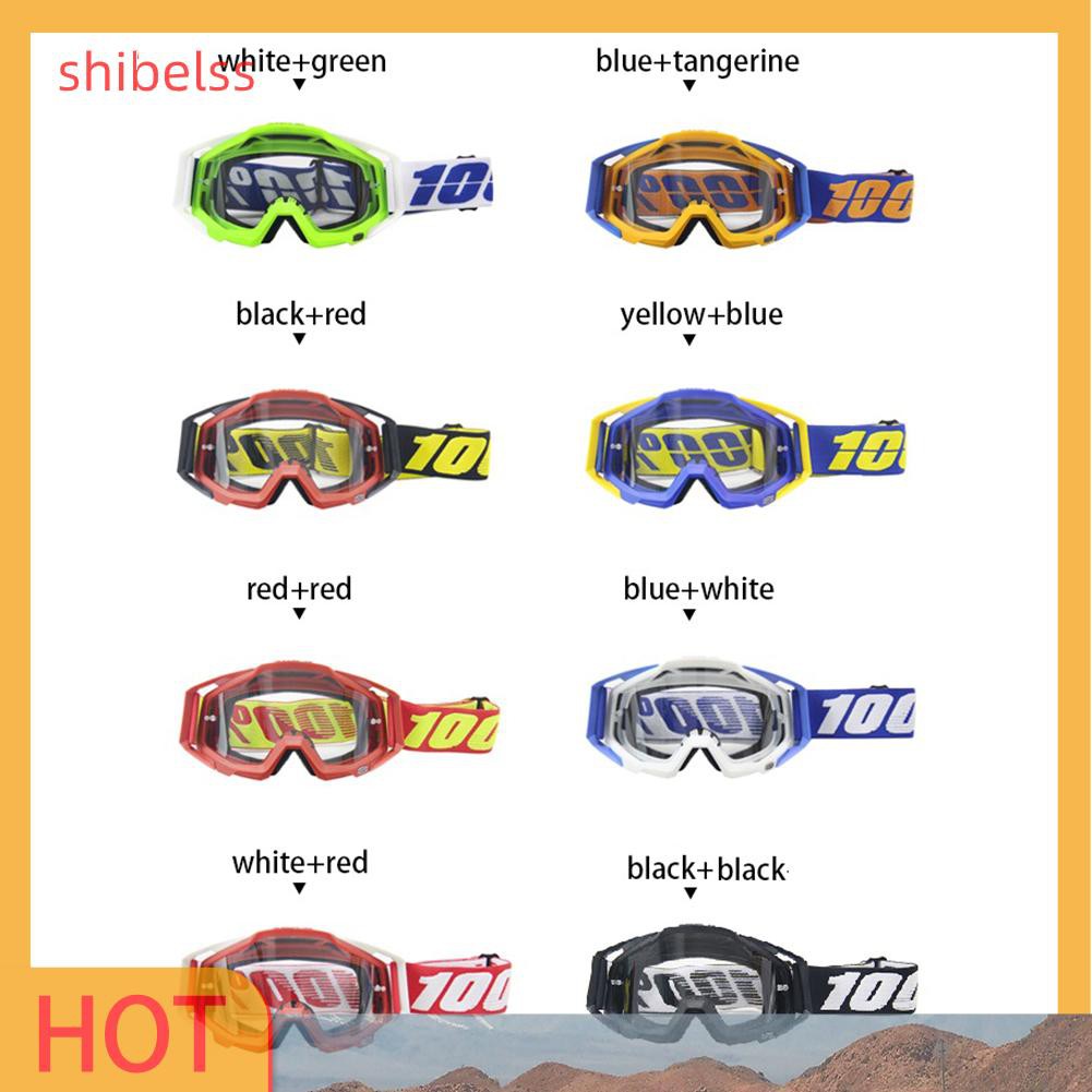 （ʚshibelss）367 Clear Lens Motocross Goggles Motorcycle Helmet Dirt Bike ATV Eyewear