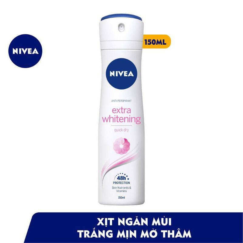 Xịt Khử Mùi Nivea các loại 150ml