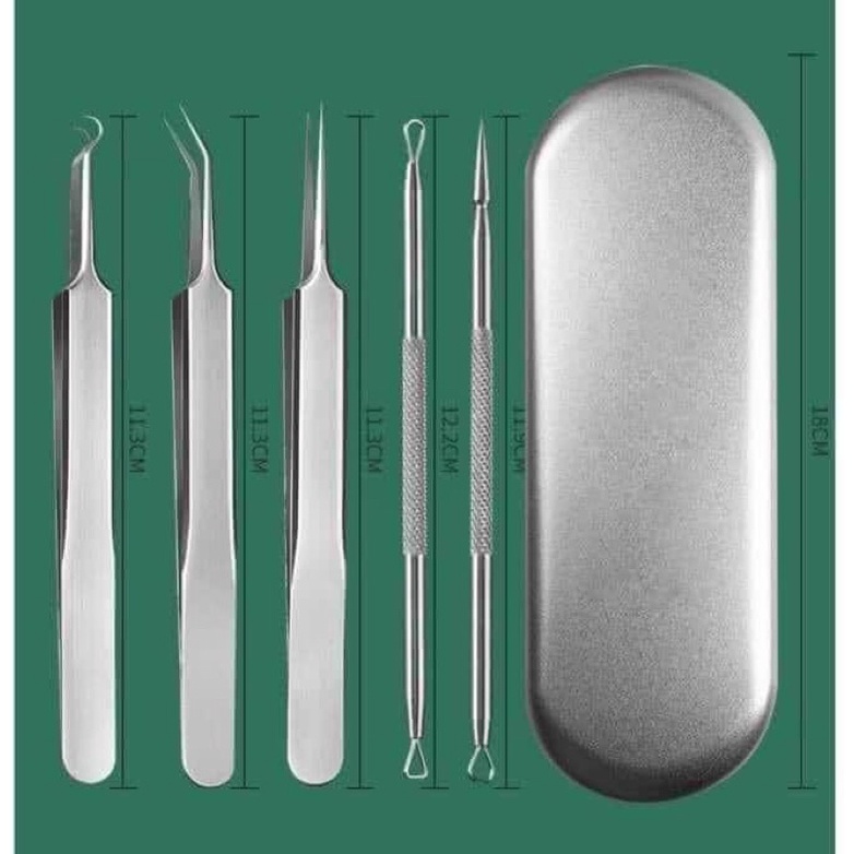 Que Cà Mụn, Cây Cà Mụn Cám, Thìa Nặn Mụn, Que Cà Mụn Đầu Đen Trong Spa