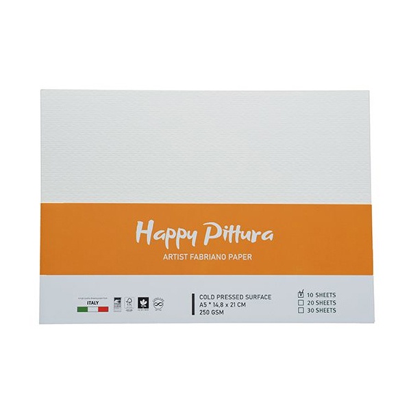 Giấy Happy Pittura 250 GSM A5 10S HA250A5 (10 Tờ)