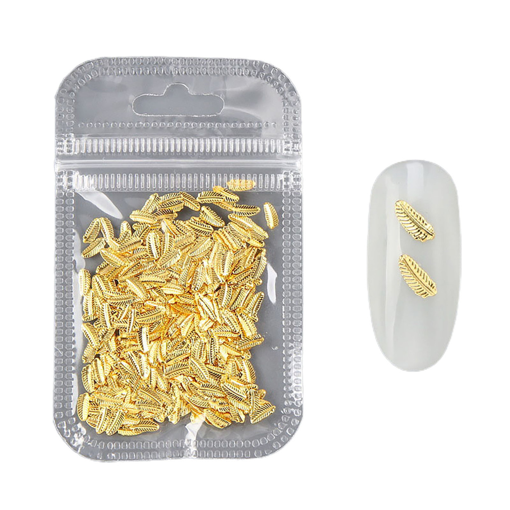 Set 500 phụ kiện kim loại dán trang trí móng nghệ thuật