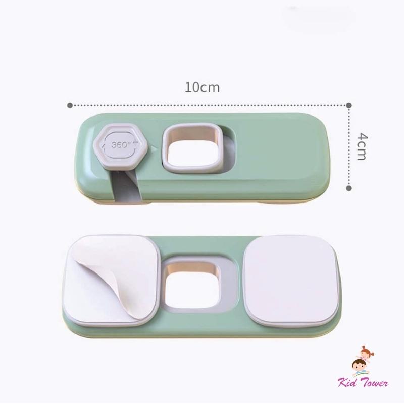 Khóa tủ lạnh, khoá ngăn kéo an toàn cho bé Looktosee chất liệu nhựa ABS cao cấp Shop Kid Tower AT1
