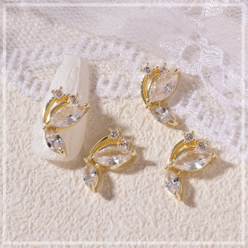 Phụ Kiện Hoa 3D Trang Trí Móng Tay Xinh Xắn
