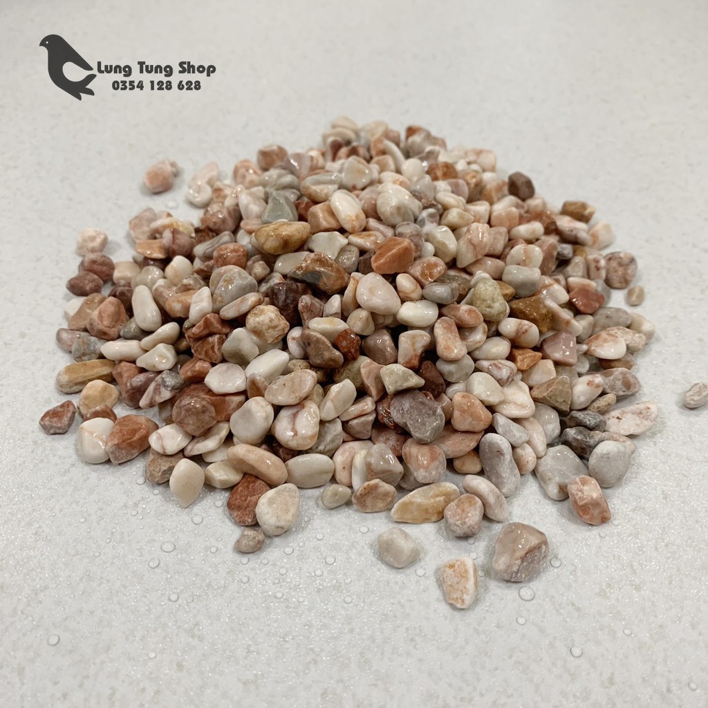 Đá hồng nhạt trang trí