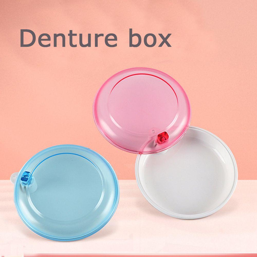 CABEZA Hộp Đựng Răng Giả Có Thể Xoay Tiện Dụng Chất Lượng Cao