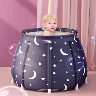 Phiên bản nâng cấp dày Bồn tắm gấp dành cho người lớn trẻ em gia đình