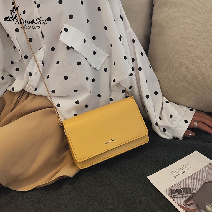 Túi Xách Đeo Chéo Nữ Dây Mạ Sang Chảnh, Túi Đi Chơi, Đi Tiệc Phong Cách Hàn Quốc TD05