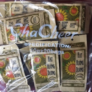 [Thanh Hoá] Combo 20 gói hướng dương Chacheer nguyên vị, 20 gói x 40g