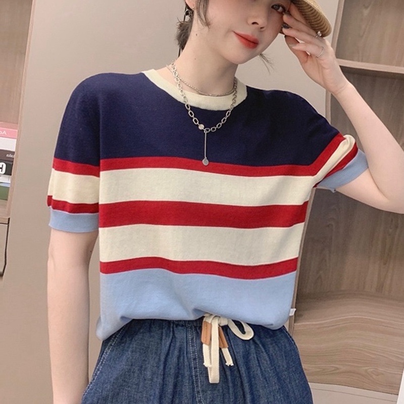 NRVP Áo Trễ Vai NgắN Tay ThờI Trang Cho Nữ