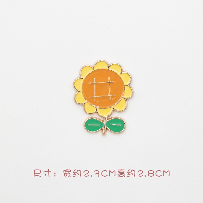 Ghim Cài Áo Hình Hoa Hướng Dương Dễ Thương Phong Cách Nhật Bản