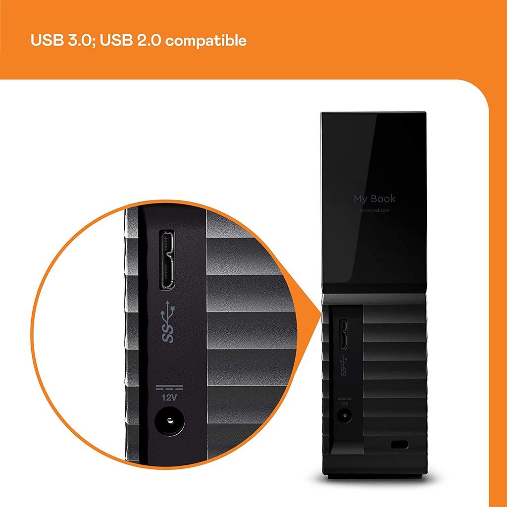 ổ cứng WD MY BOOK usb 3.0 4tb 6tb 8tb 10tb hàng chính hãng