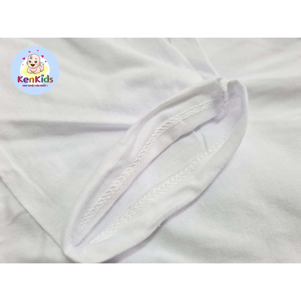 Quần dài trắng cotton size Đại cho bé (s11-s15) - 1 cái