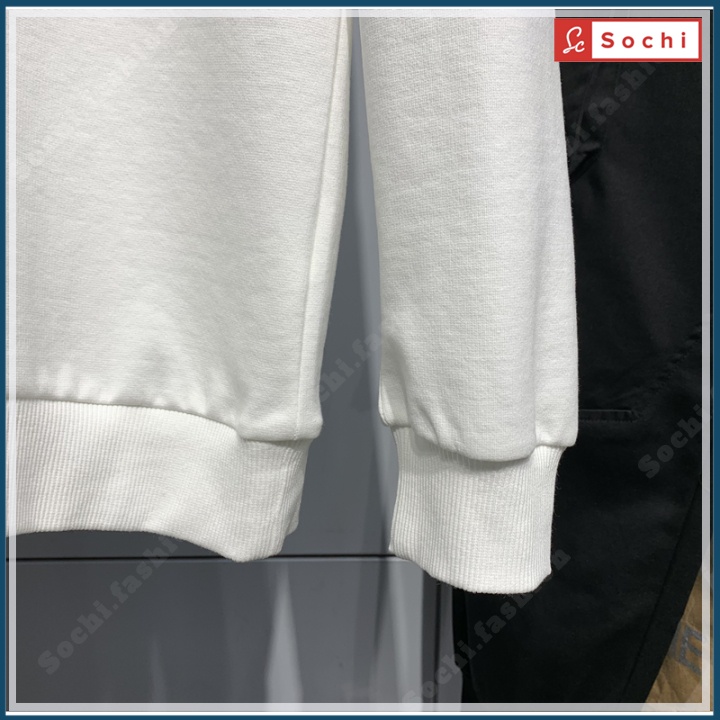 Áo thu đông tay dài, áo thun nam tay dài  Sochi chất nỉ mềm mịn  mã SW68.3 in Gấu Fresh
