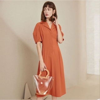 LYNO-ĐẦM SƠ MI CỔ VEST size S (Thanh lý-NEW)