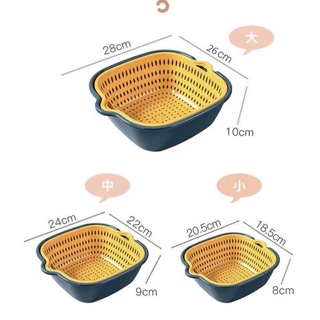 Sét rổ rửa rau củ quả 6 món tiện dụng