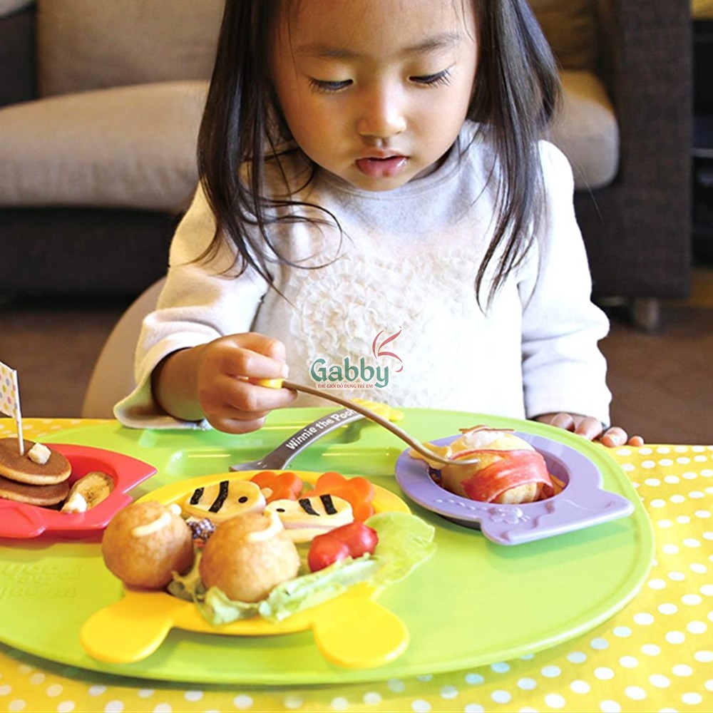 BỘ DỤNG CỤ ĂN DẶM LUNCH PLATE (Hình Mickey/ Minnie/ Pooh/ Donald)