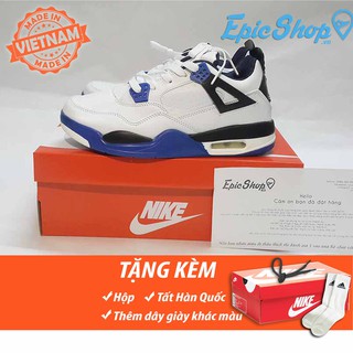 Giày jordan 4 trắng xanh giá rẻ