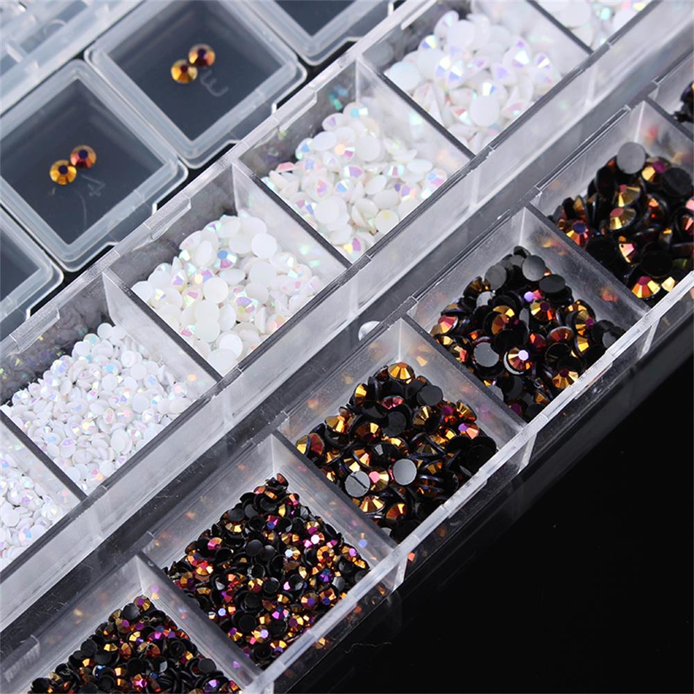 Hình Dán Trang Trí Móng Tay Làm Đẹp Thời Trang DIY|Bút Đính Trang Trí Móng Tay 3D Màu Trắng Đen