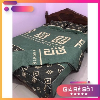 [ RẺ MÀ CHẤT] 2m×2m2 ⛔Ga trần bông, ga phủ giường,bộ ga phủ trần bông 5 món xẻ góc