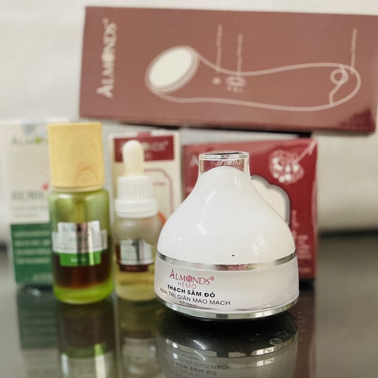 Combo Hemo Almonds dành cho da giãn mao mạch - nám máu