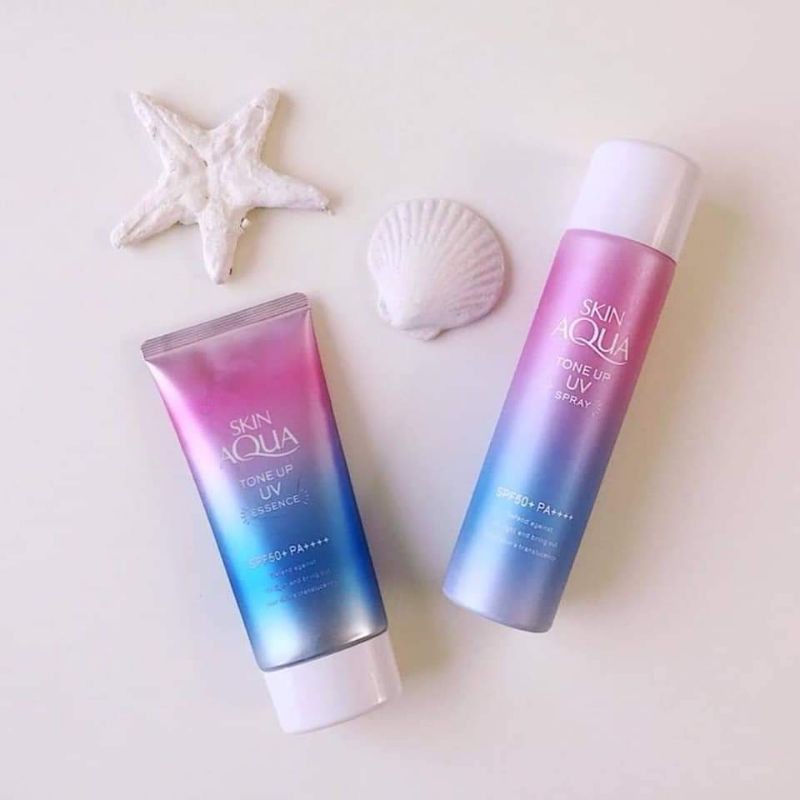 Xịt chống nắng Aqua Skin Tone Up UV Spray Nhật Bản SPF50+, Moon Store 9999