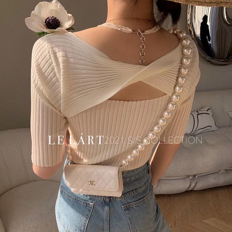 Áo Thun Tay Ngắn Cổ Tròn Vải Lụa Lạnh Mỏng Dáng Ôm Thời Trang Mùa Hè Phong Cách Hàn Quốc Hàng Mới Dành Cho Bạn Nữ 2021